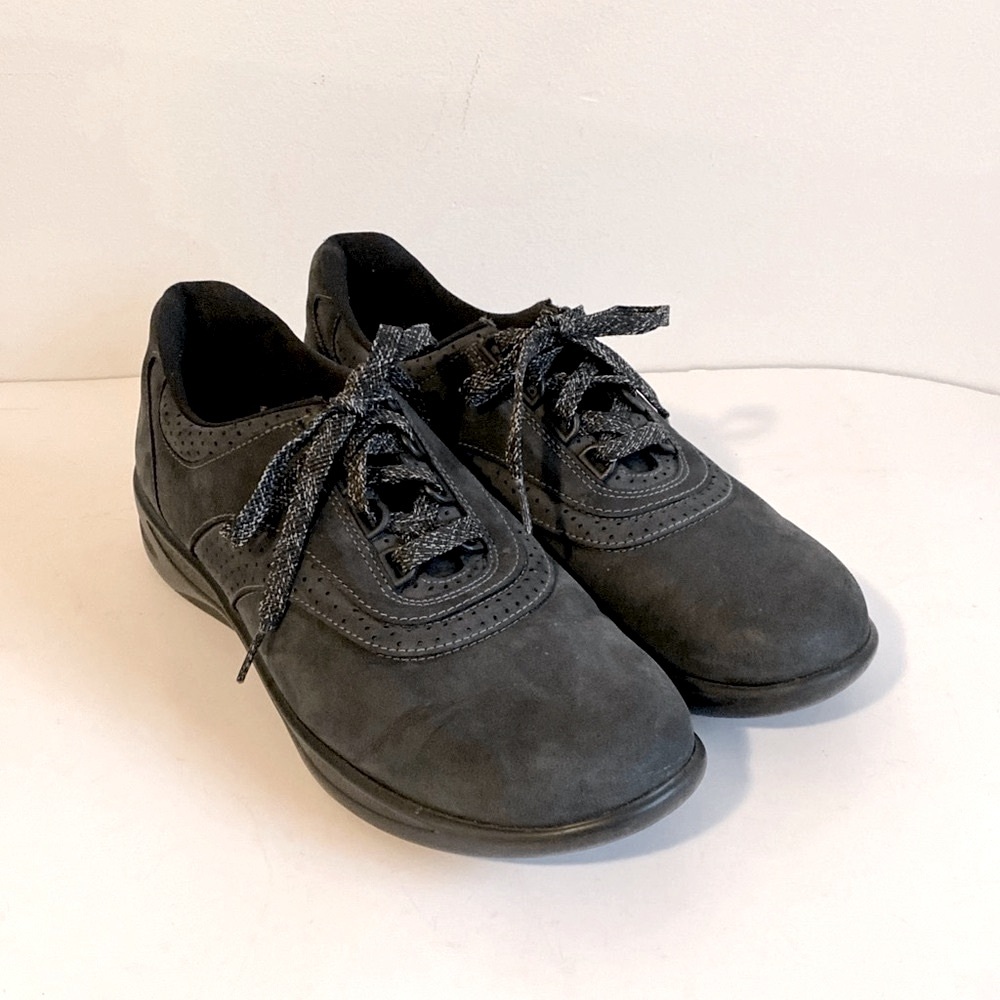 SAS Black Walk Easy Oxford Shoe Size 9.5 N